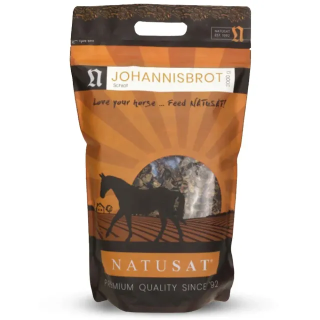 Beikircher Natusat Carrube Macinate mangime 3kg digestivo