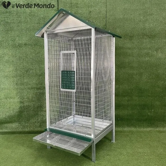Il Verde Mondo Capinera A00 Voliera Uccelli 80x73x163 italiana