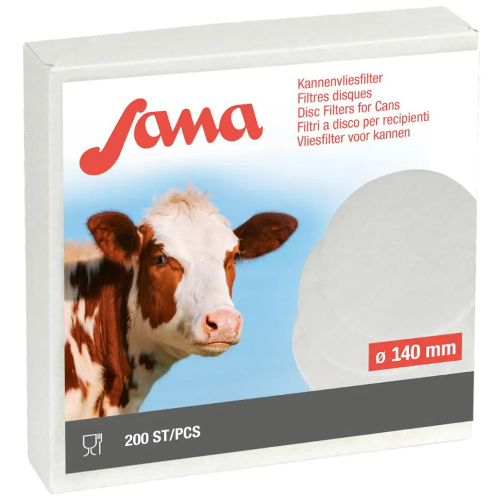 Sana filtro latte in pile bricco 200 pezzi 200mm