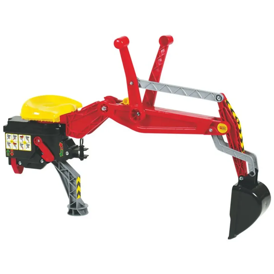 Rolly Toys escavatore posteriore giocattolo per trattori a pedali