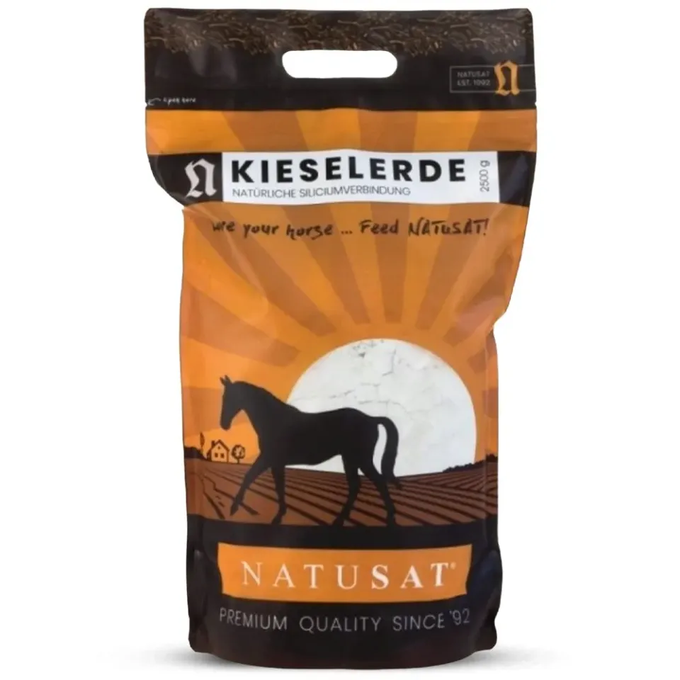 Natusat Silica Powder integratore cavalli 2,5 kg silice pura