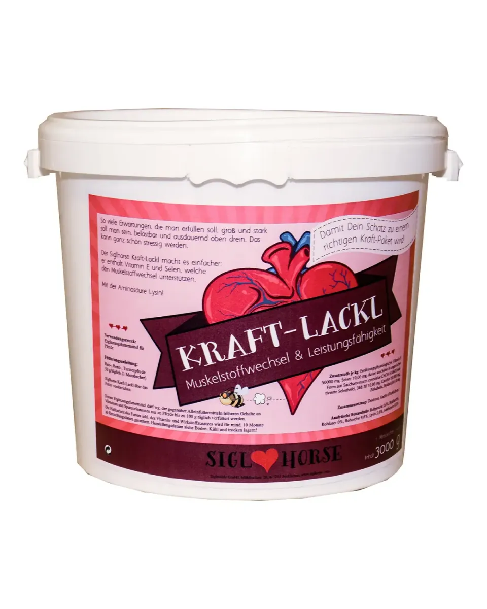 Siglhorse Kraft-Lackl integratore cavalli vitamina E 50 g/die