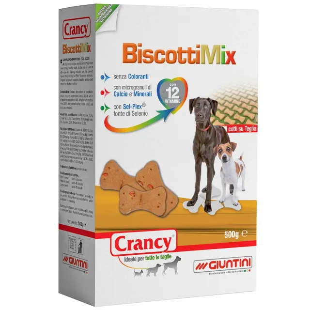 Crancy Biscuits Mix biscotti cani vegetali premio masticabile