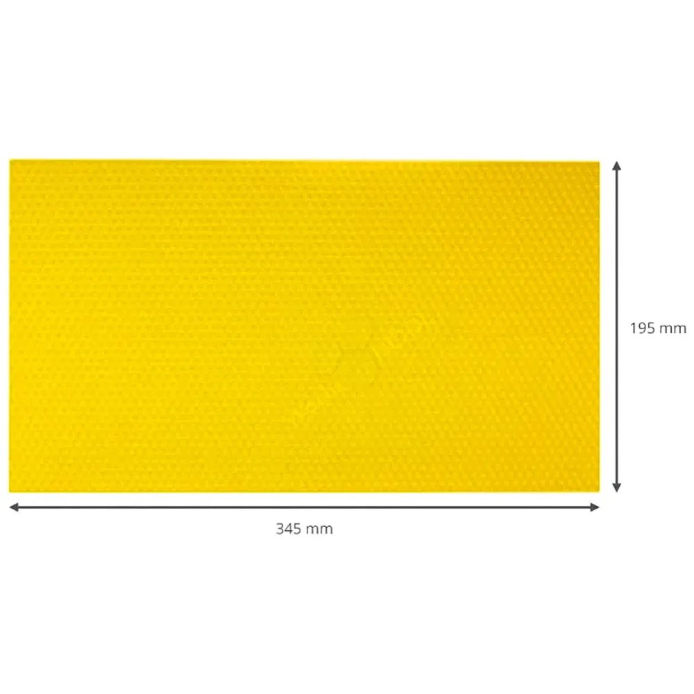 Agritura Fogli Cera Pura 195x345 mm per Arnia 2 kg