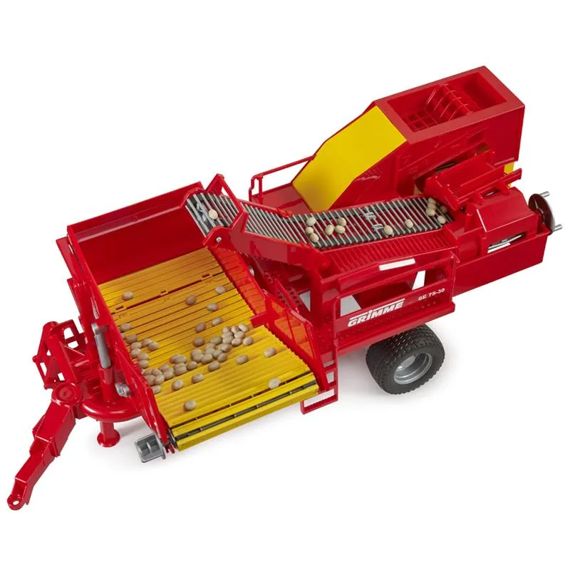 Grimme SE 75-30 scavapatate giocattolo 1:16 con patate finte