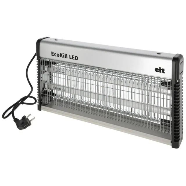 Cit EcoKill Lampada LED Insetti Alluminio 150mq