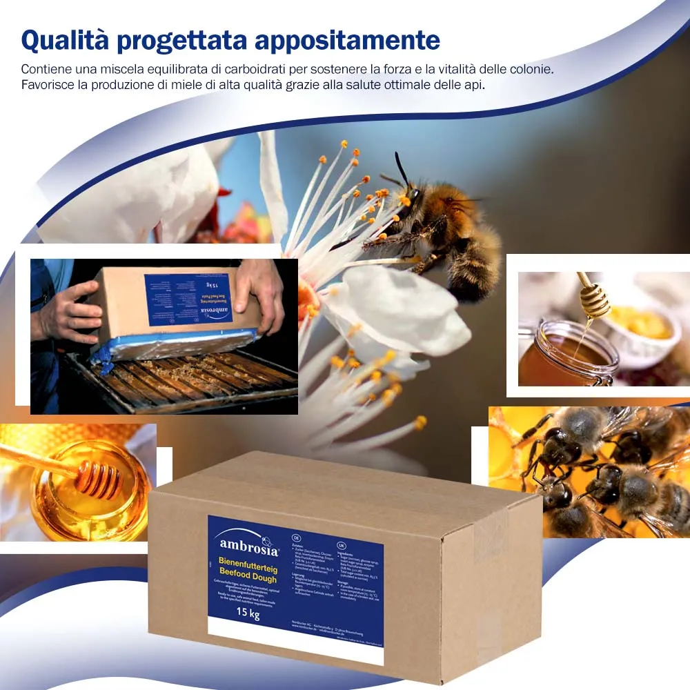 Ambrosia candito per api 12,5 kg energetico