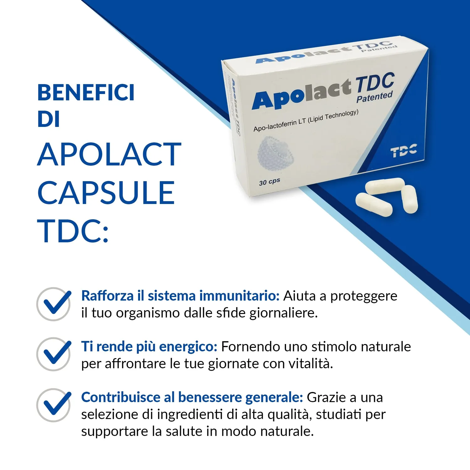 Terra Di Cuma Apolact TDC Integratore Apo-Lattoferrina Liposomi