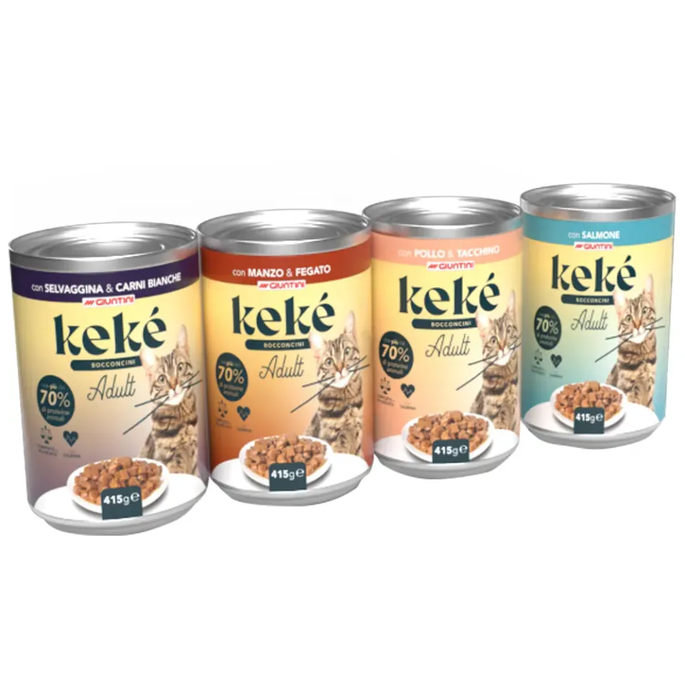 Keké Classic bocconi gatto umido pollo tacchino 415gr