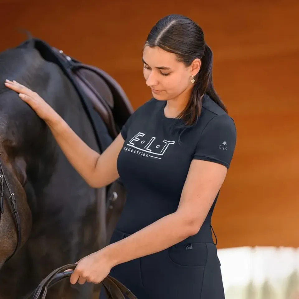 E.L.T. Salzburg T-Shirt equitazione donna cotone elasticizzato