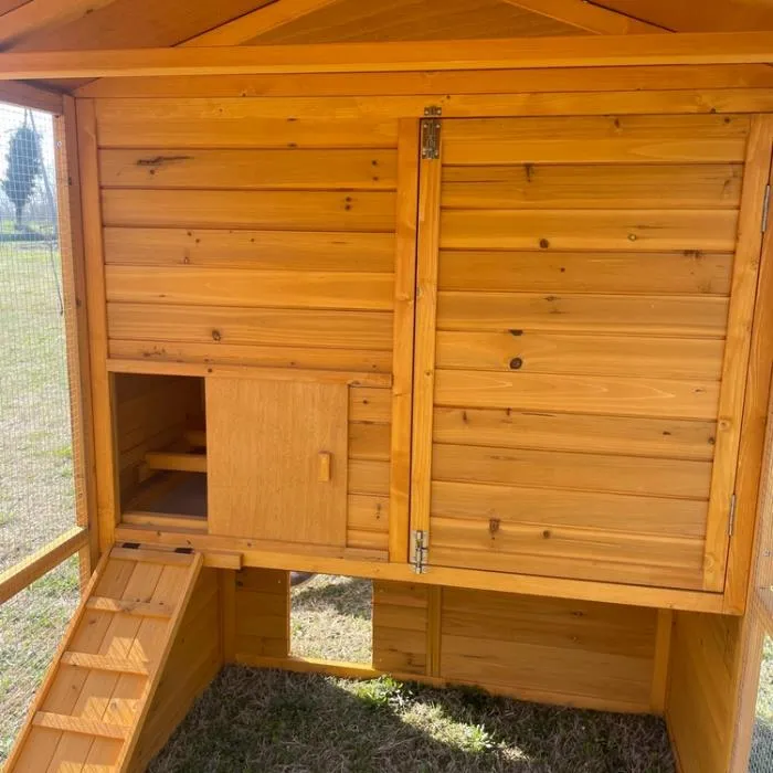 Il Verde Mondo Brahma XXXL pollaio in legno con recinto 4-6 galline
