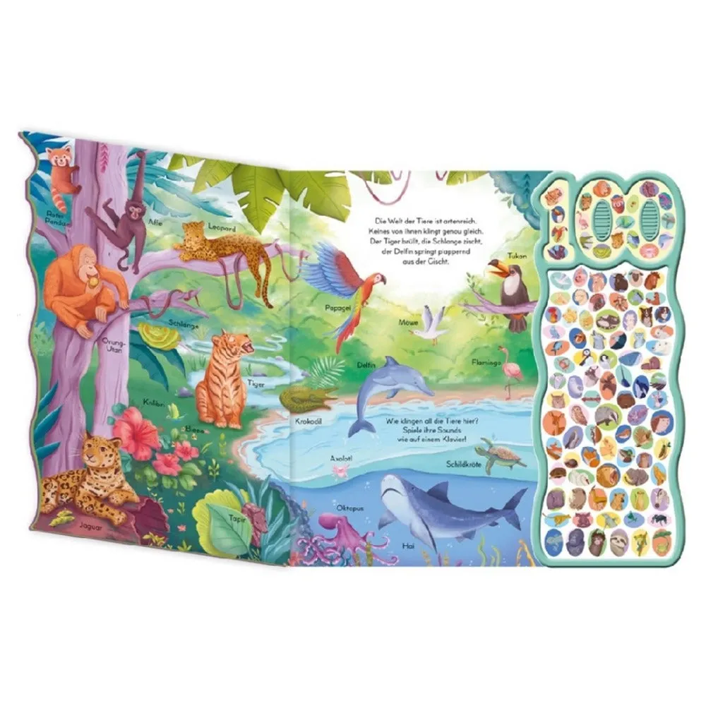 Beikircher World of Animals libro sonoro animali interattivo