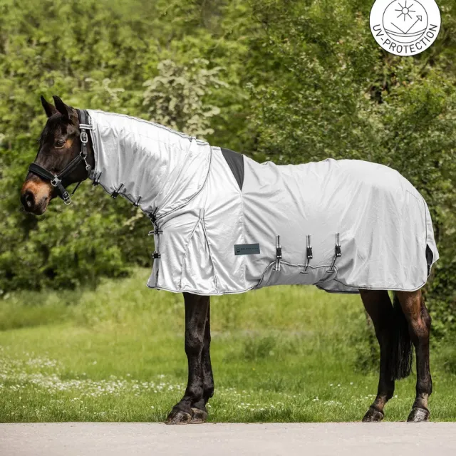 Beikircher Grünland Protect coperta antimosche grigia 145cm culicoides
