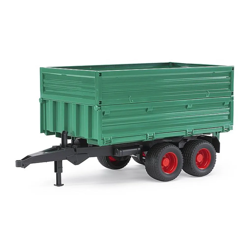 Bruder rimorchio ribaltabile tandem 1:16 con sponde apribili