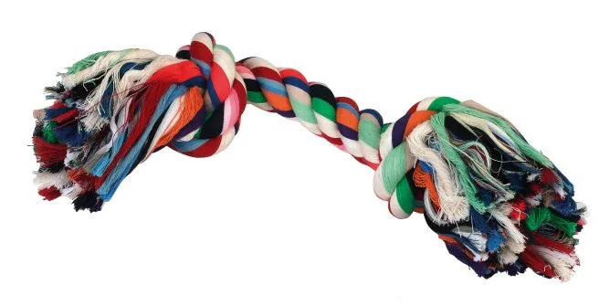 Gioco corda cane con ossa intrecciate 26cm resistente