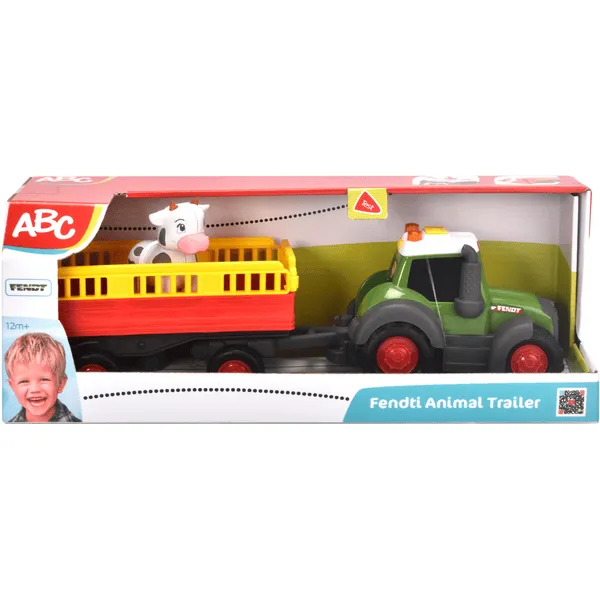 ABC Fendt trattore giocattolo rimorchio animali 3 anni
