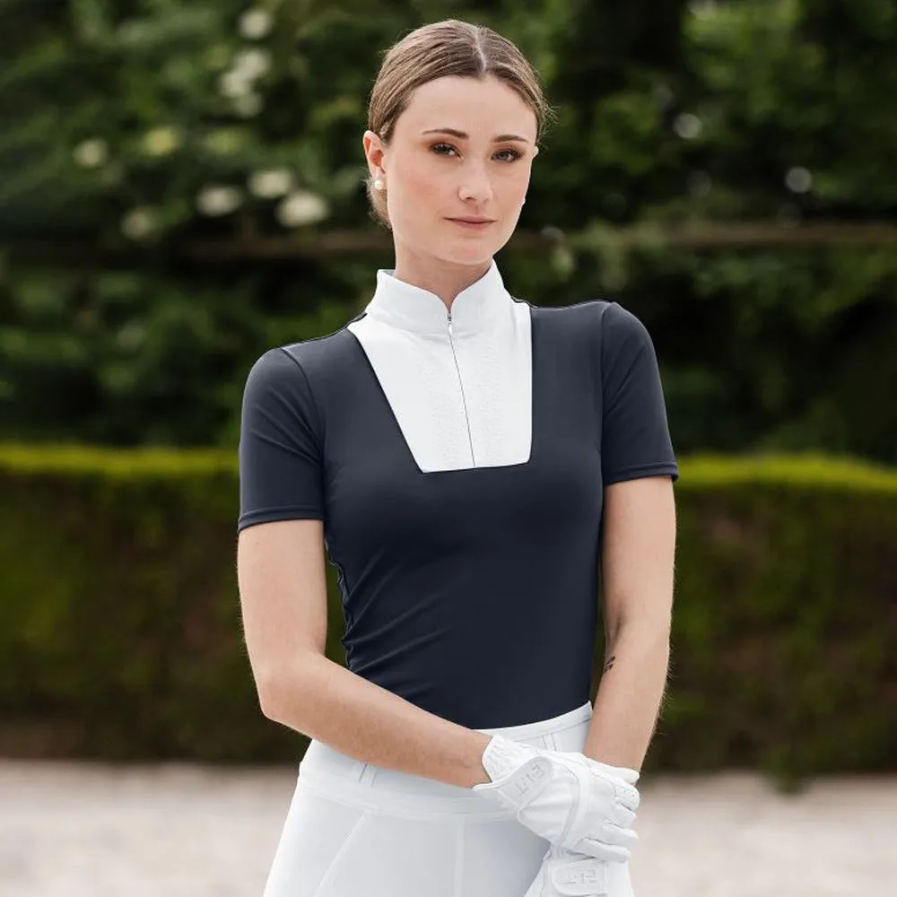 E.L.T. Paola Camicia Concorso Donna Bianca Strass