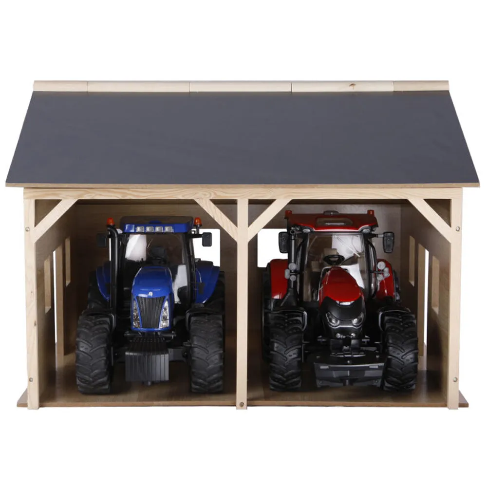 Beikircher Grünland Farm Shed capannone giocattolo 2 posti 1:16 legno