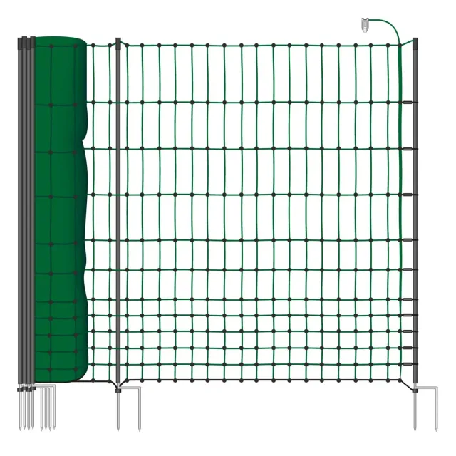 VOSS.farming Classic+ rete pollame 50 m 112 cm verde 20 pali