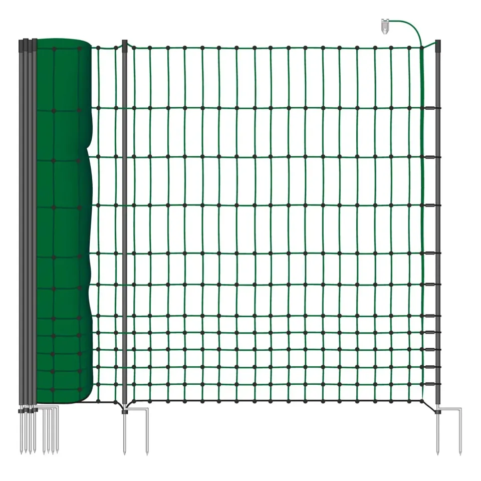 VOSS.farming Classic+ rete pollame 50 m 112 cm verde 20 pali