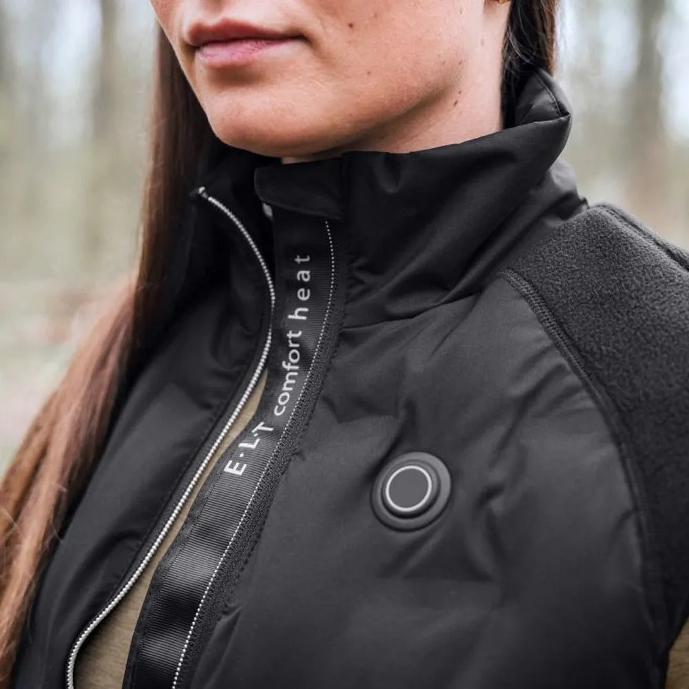 Comfort Heat Gilet Riscaldato Donna Nero Equitazione USB-C