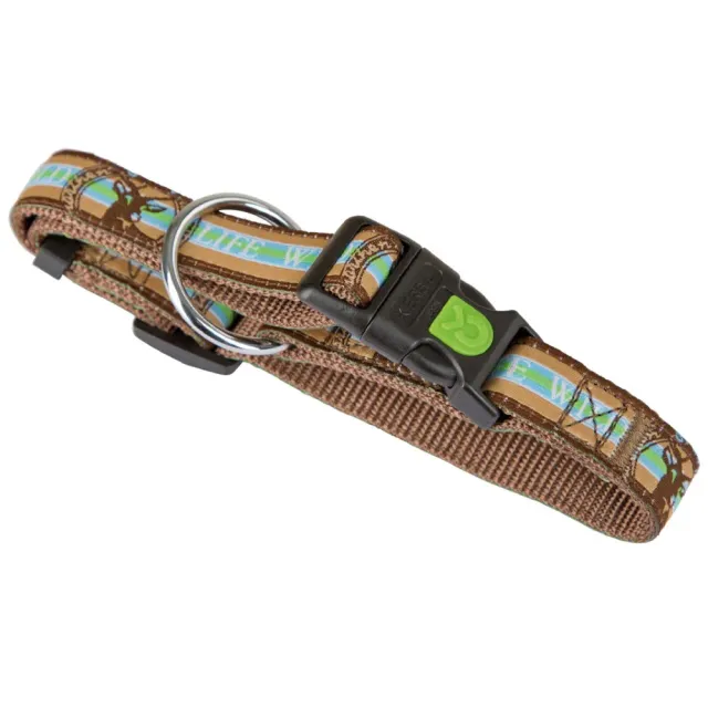 Beikircher Grünland Wild Life collare cane marrone 45-65 cm nylon