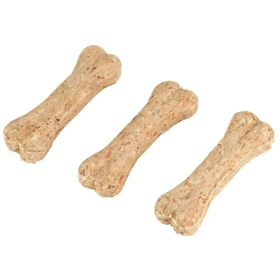 Beikircher ossi pelle bovina da masticare cani 3 pezzi 55g