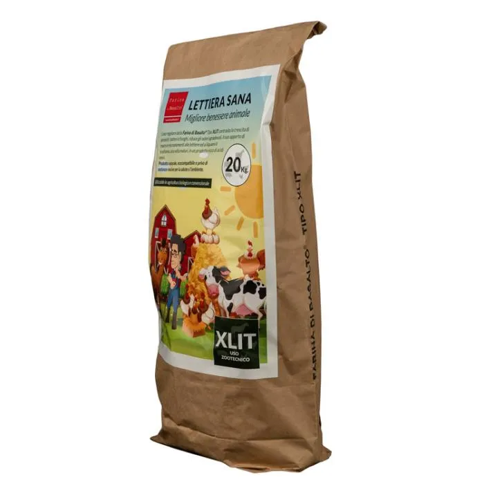 Il Verde Mondo farina basalto Tipo X Lit fondo pollaio 5 kg