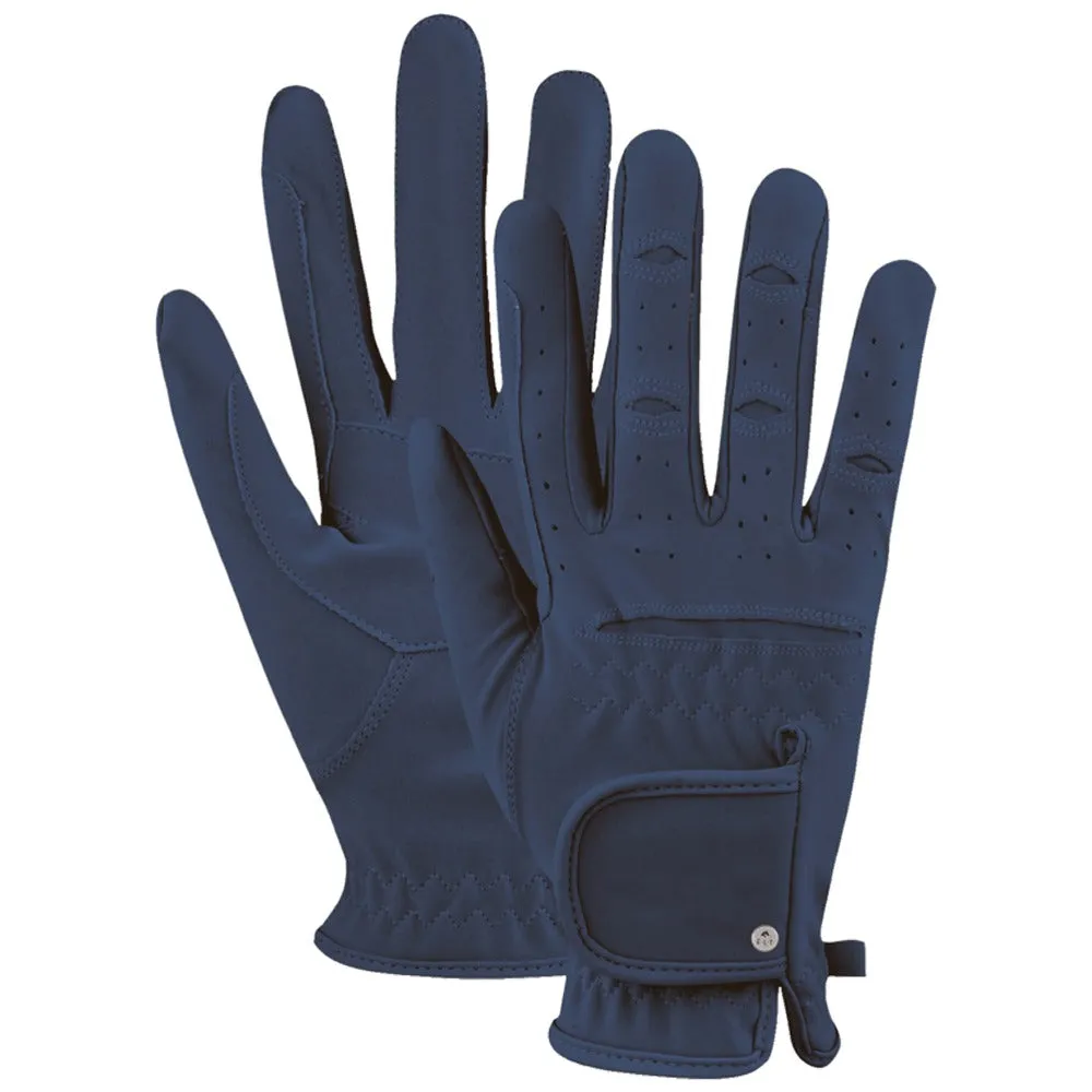 E.L.T. Versatile guanti equitazione neri similscamosciato