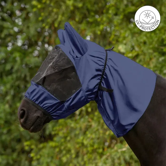 Beikircher Grünland Eczema maschera antimosche cavallo blu notte