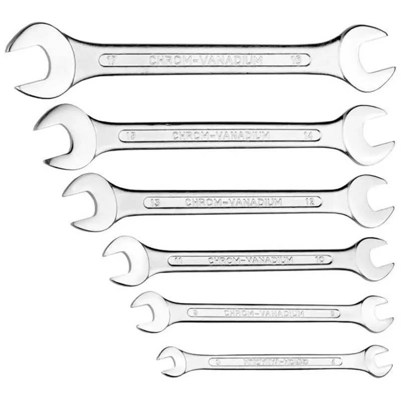 Beikircher Grünland Set Chiavi a Forchetta 6 Pezzi 6-17mm Acciaio