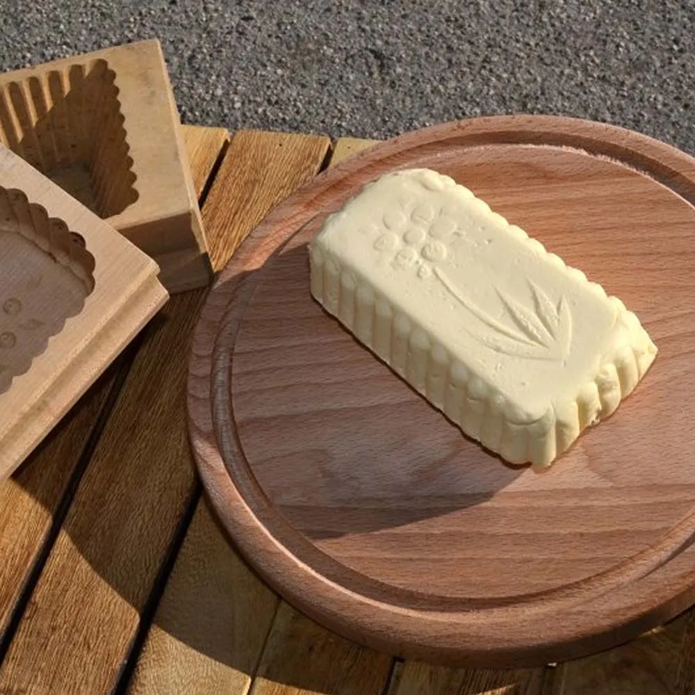 Stampo Burro Legno Tradizionale Fiore 500 g