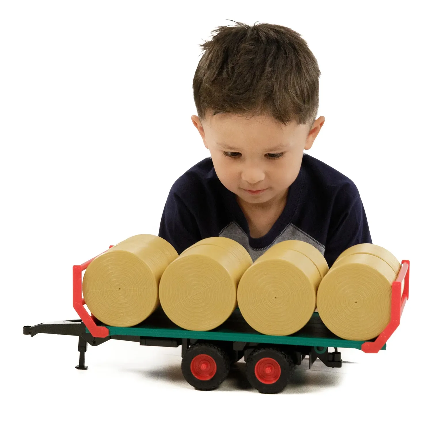 Bruder Rimorchio Trasporto Balle Giocattolo con 8 Balle