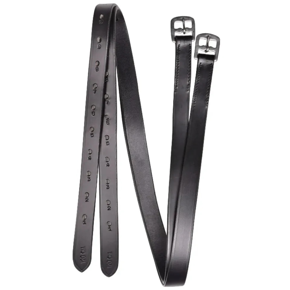 Beikircher Grünland Star staffili cuoio nero 140 cm