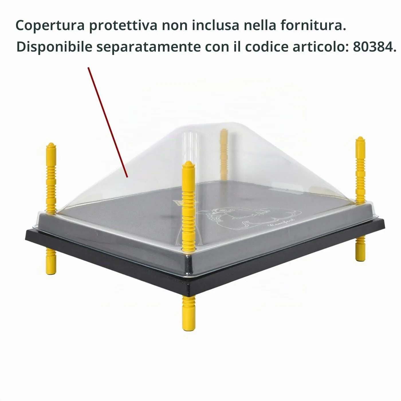 VOSS.farming Comfort chioccia artificiale pulcini 40x50cm 46W