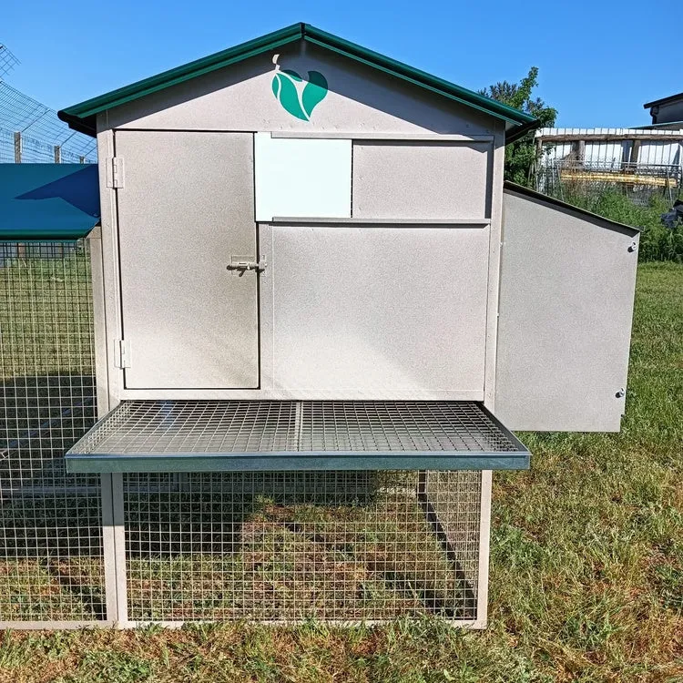 Il Verde Mondo Padovana pollaio ferro 160 cm per 4 galline