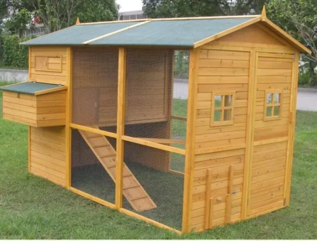 Il Verde Mondo Brahma XXXXL pollaio legno nido doppio