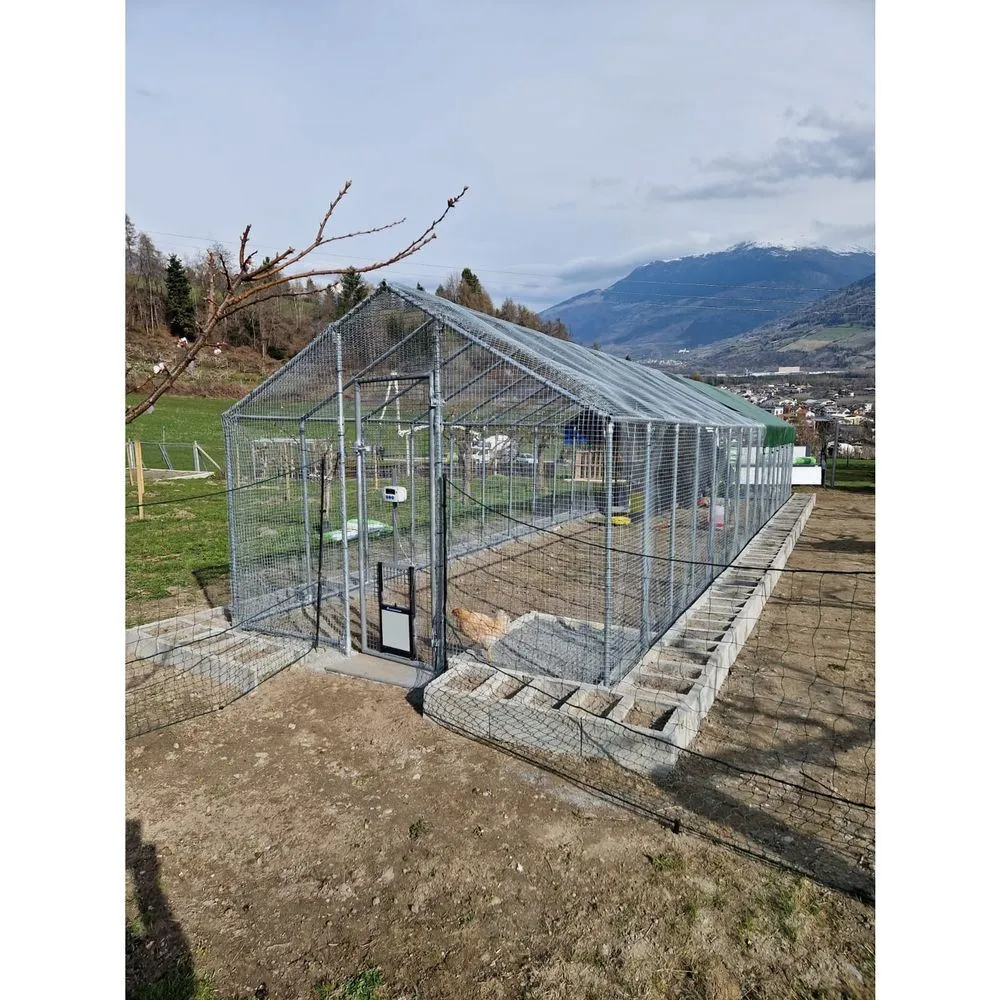 Il Verde Mondo Antipredatore recinto zincato 2,7x6 m con telo