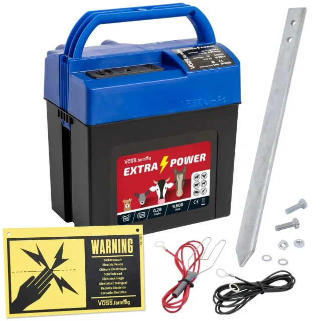 VOSS.farming Extra Power set elettrificatore mobile 9V