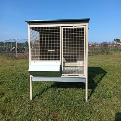 Il Verde Mondo Gastone pollaio ferro 80x145 per 3-4 galline