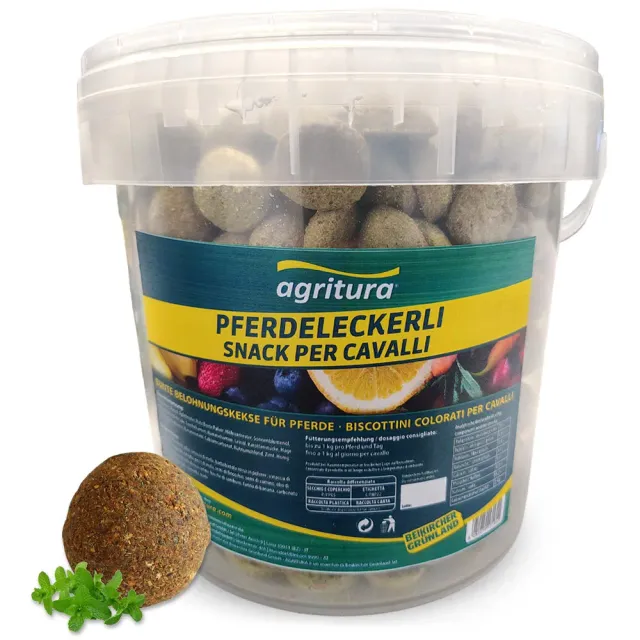 Agritura Herbal Biscuits snack cavalli 3,3L alle erbe