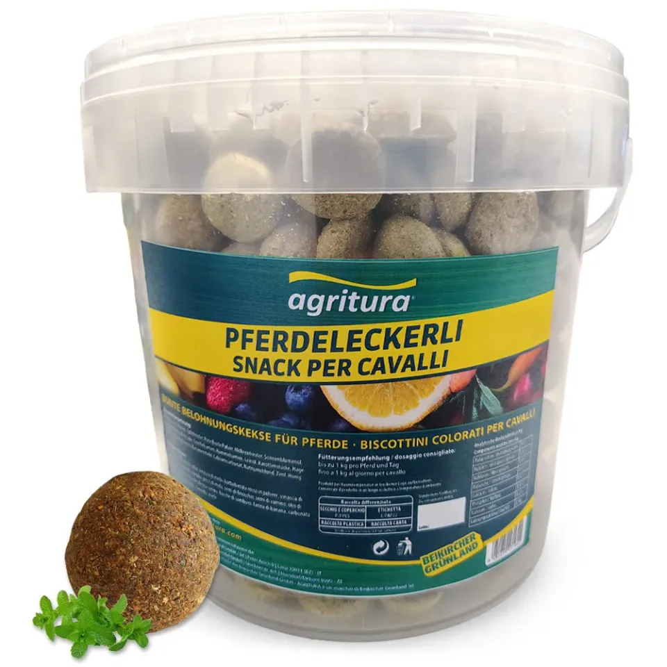 Agritura Herbal Biscuits snack cavalli 3,3L alle erbe