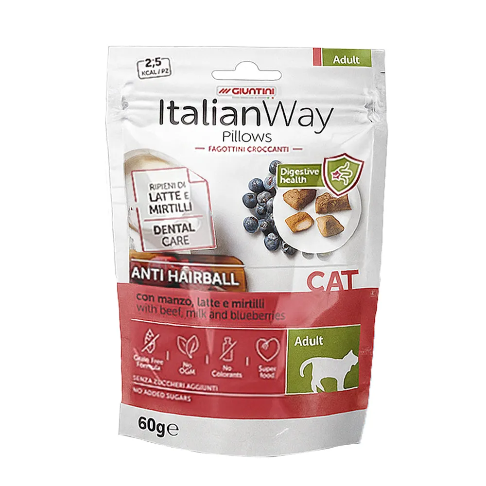 ItalianWay Pillows Immune Support snack gatto carne 60g