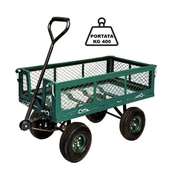 Il Verde Mondo carrello giardino acciaio 400 kg 96 cm