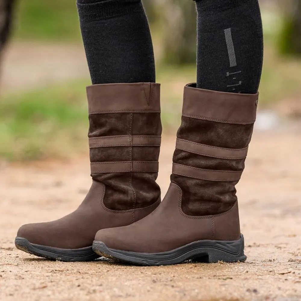 Oklahoma Stivali Scuderia Pelle Marroni nubuck traspiranti
