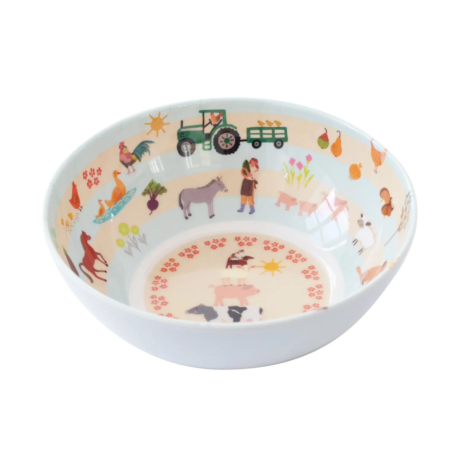 Overbeck and Friends stoviglie fattoria piatto tazza ciotola