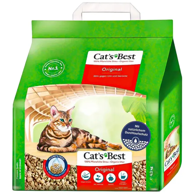 Cat's Best Original lettiera agglomerante 10 L in legno