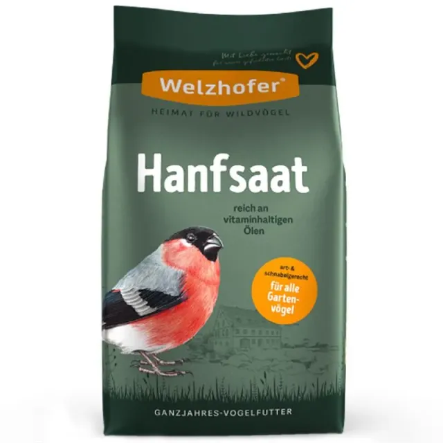 Beikircher Grünland semi canapa uccelli 1kg energetici