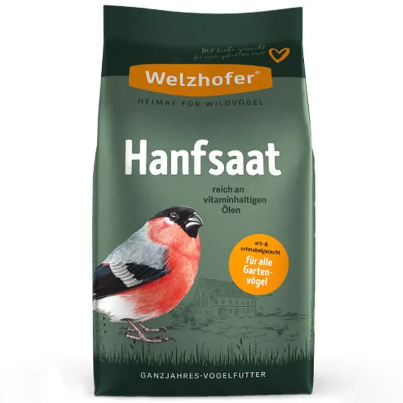 Beikircher Grünland semi canapa uccelli 1kg energetici