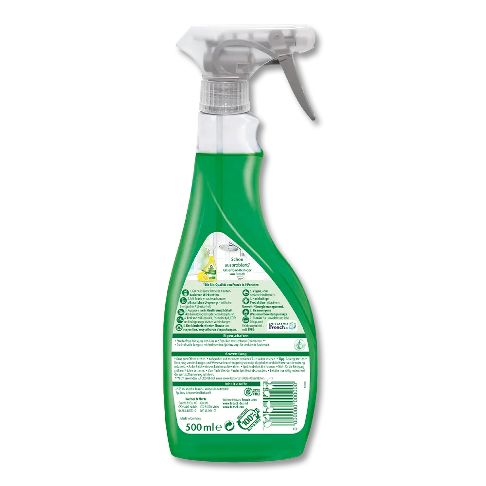 Frosch Spirit detergente vetri spray 500 ml sgrassante